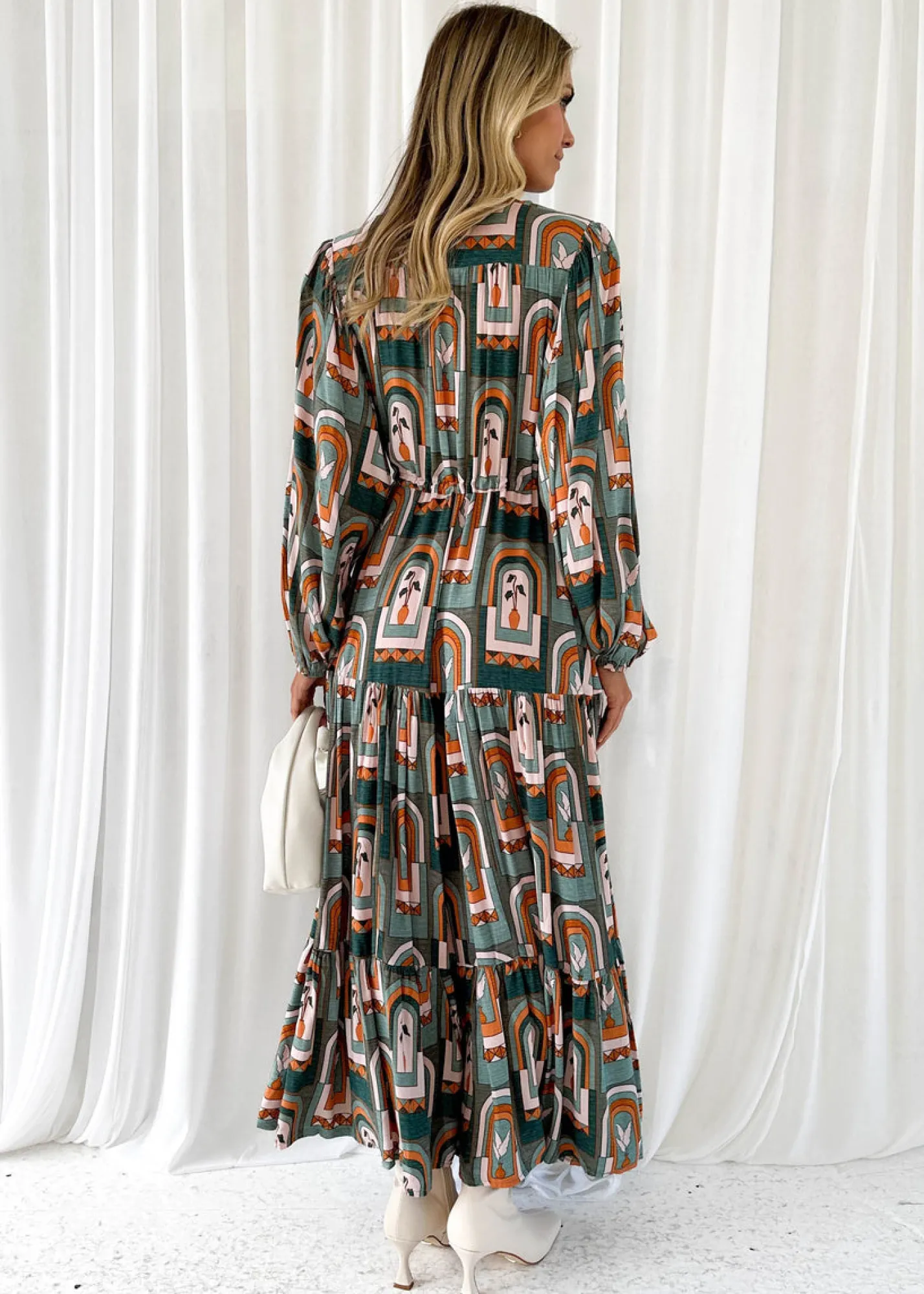 Women Gingham & Heels Maxi>Teresa Maxi Dress