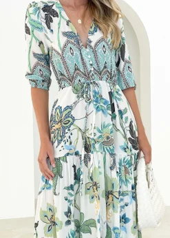 Women Gingham & Heels Maxi><noscript><img width=