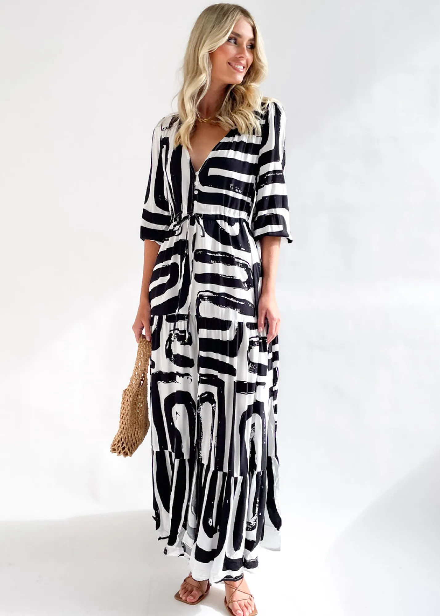 Women Gingham & Heels Maxi>Tessa Maxi Dress