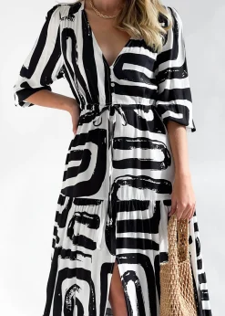 Women Gingham & Heels Maxi><noscript><img width=