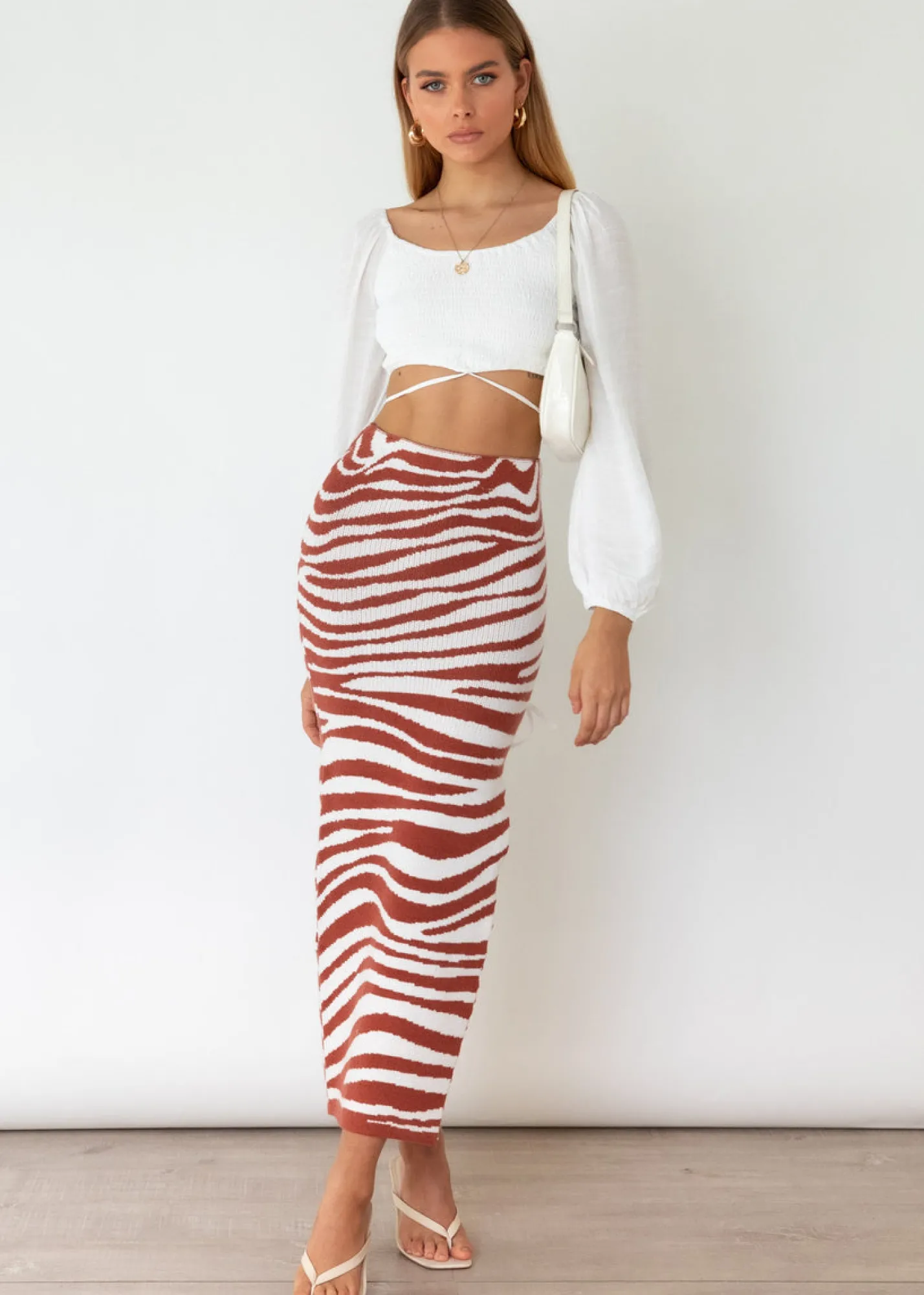 Women Gingham & Heels Crops>Tezza Crop