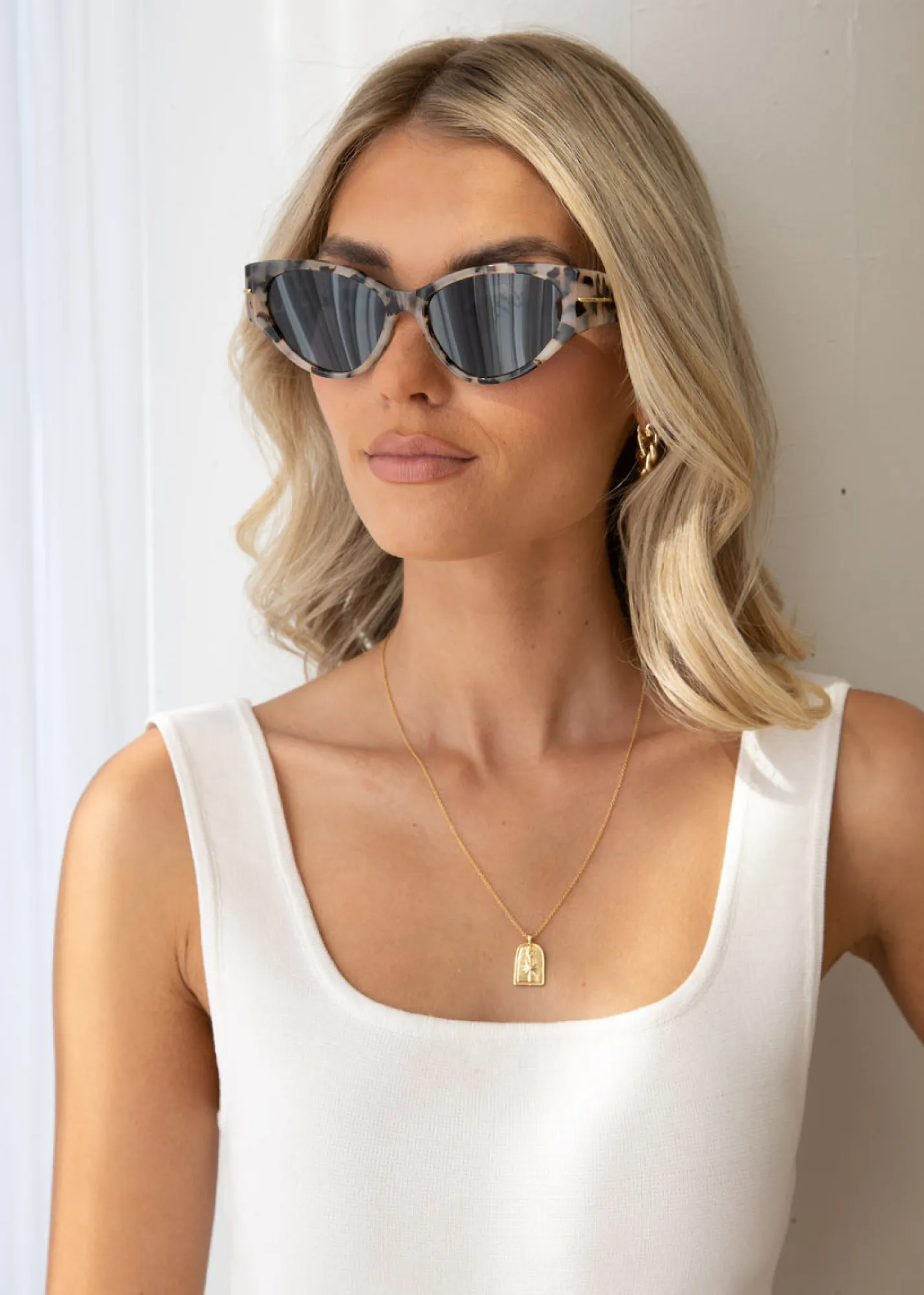 Women Gingham & Heels Sunglasses>The Hadid Sunglasses