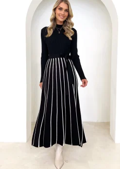Women Gingham & Heels Knit Dresses>Thorne Knit Midi Dress