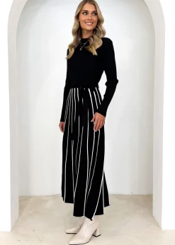 Women Gingham & Heels Knit Dresses><noscript><img width=
