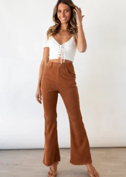 Women Gingham & Heels Pants><noscript><img width=