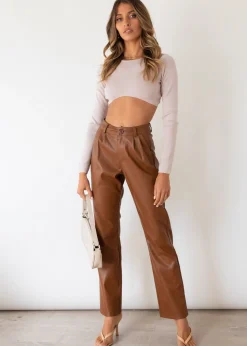 Women Gingham & Heels Crops><noscript><img width=