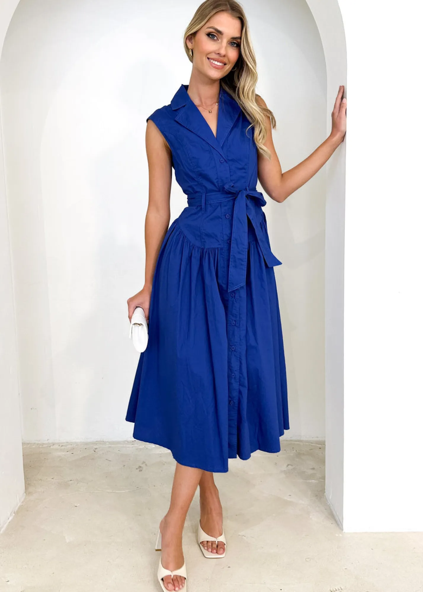 Women Gingham & Heels Midi>Tiarne Midi Dress