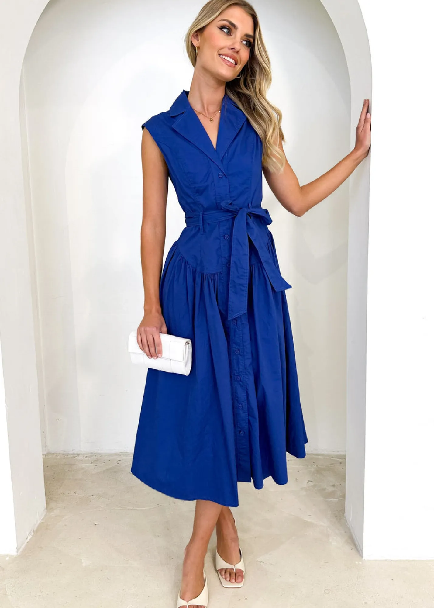 Women Gingham & Heels Midi>Tiarne Midi Dress