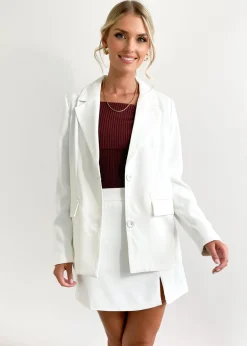 Women Gingham & Heels Sets>Tiegan Blazer
