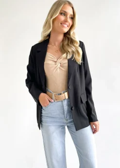 Women Gingham & Heels Sets>Tiegan Blazer