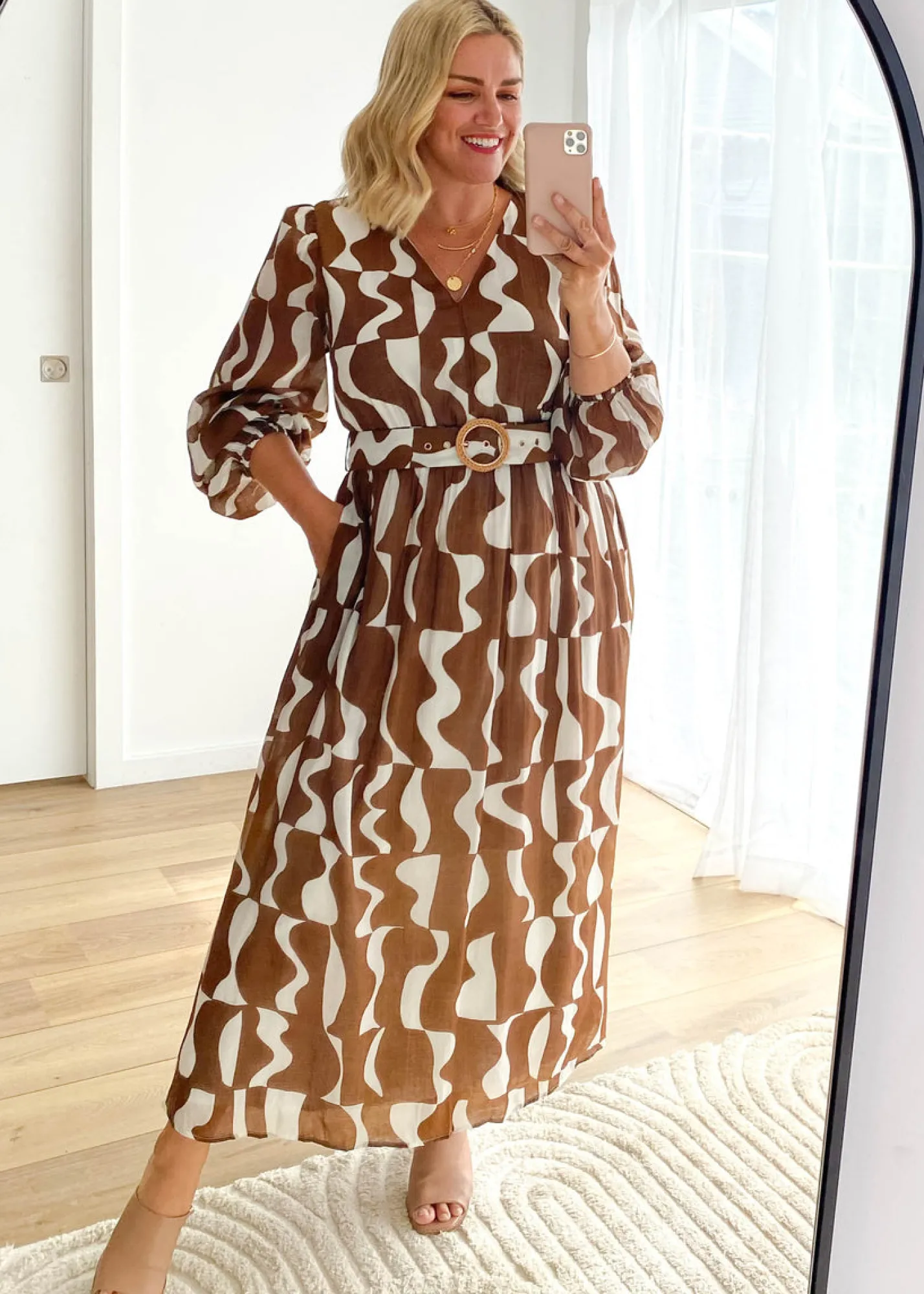 Women Gingham & Heels Midi>Tinka Midi Dress