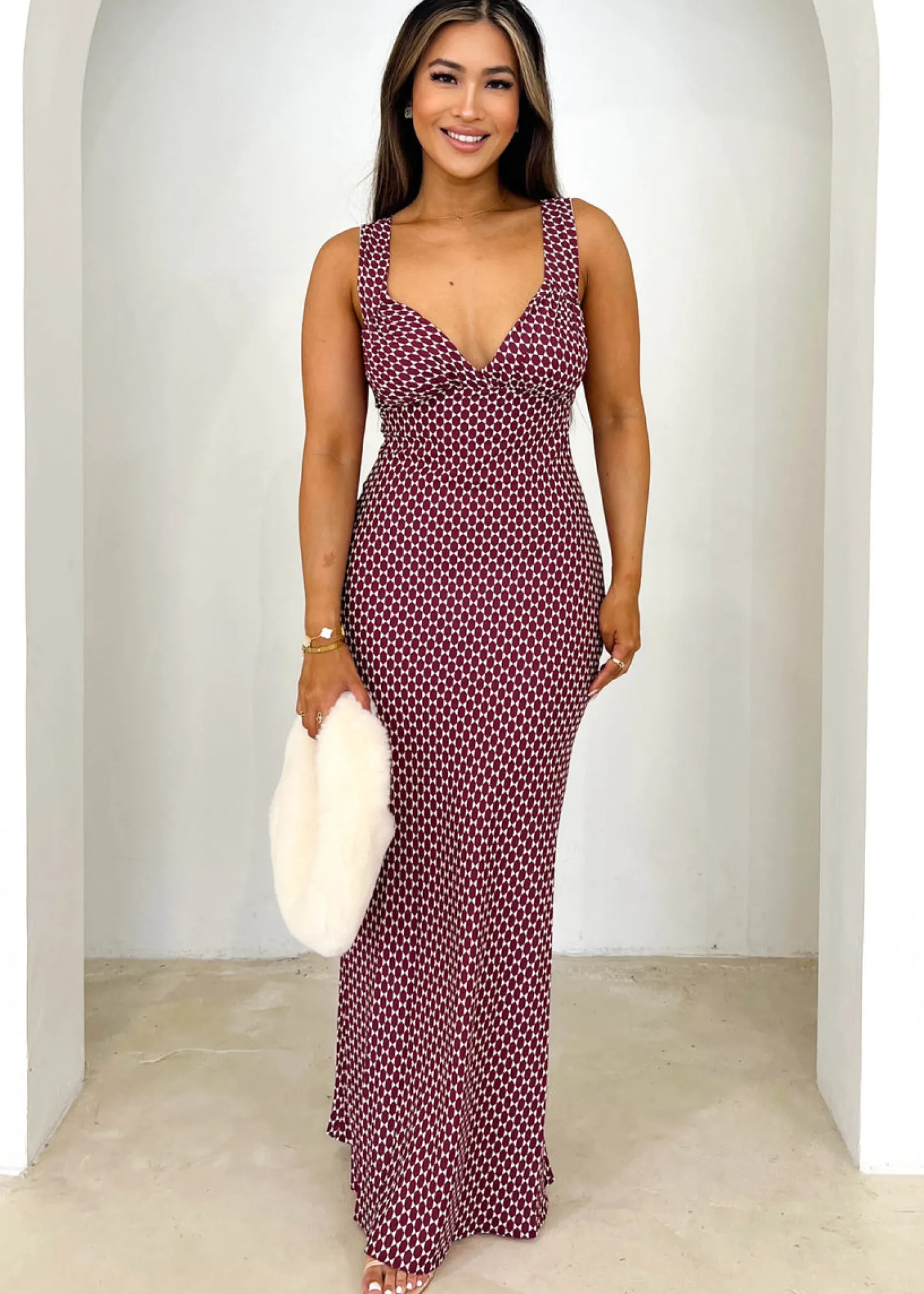Women Gingham & Heels Maxi>Tonie Maxi Dress