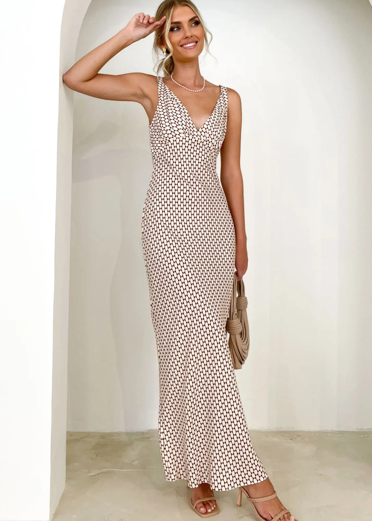 Women Gingham & Heels Maxi>Tonie Maxi Dress