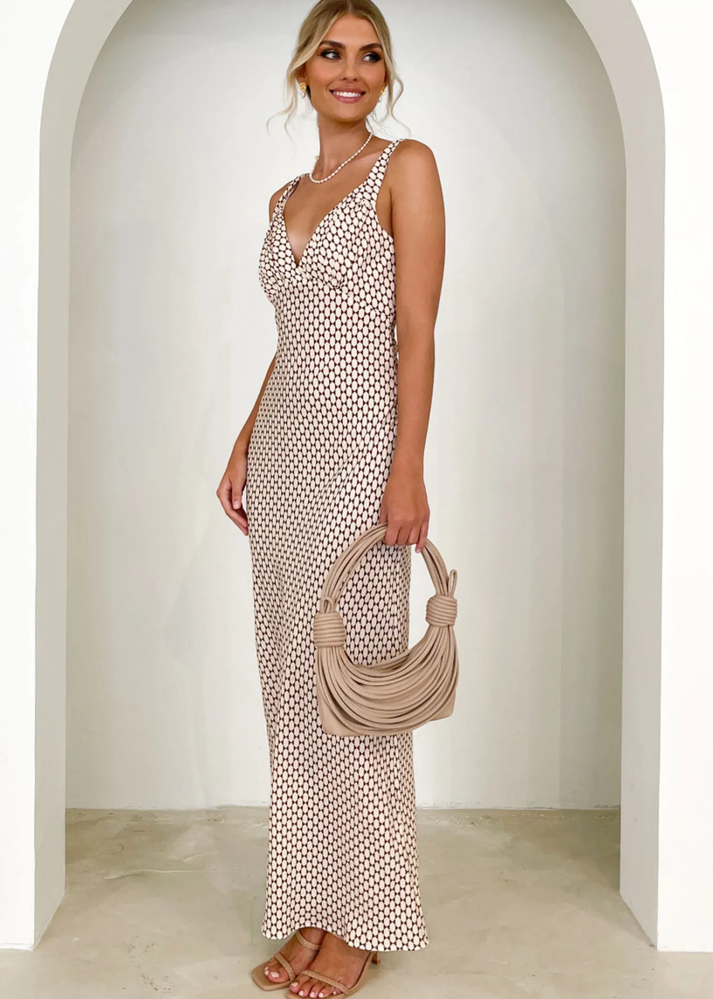 Women Gingham & Heels Maxi>Tonie Maxi Dress