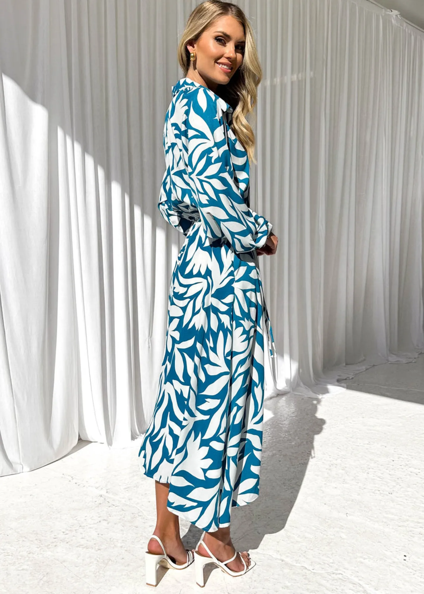 Women Gingham & Heels Midi>Toscan Midi Dress