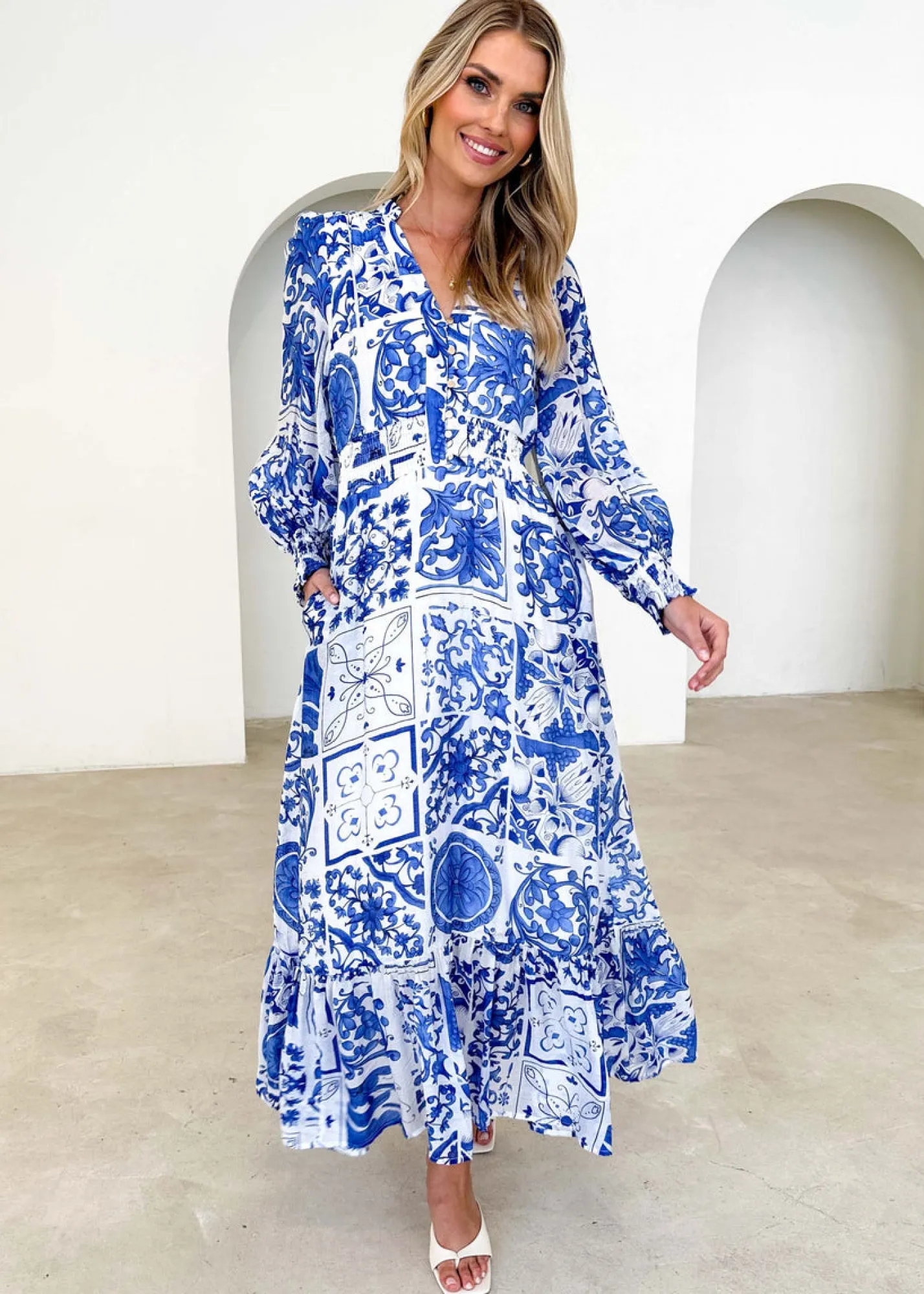 Women Gingham & Heels Midi>Toubia Midi Dress