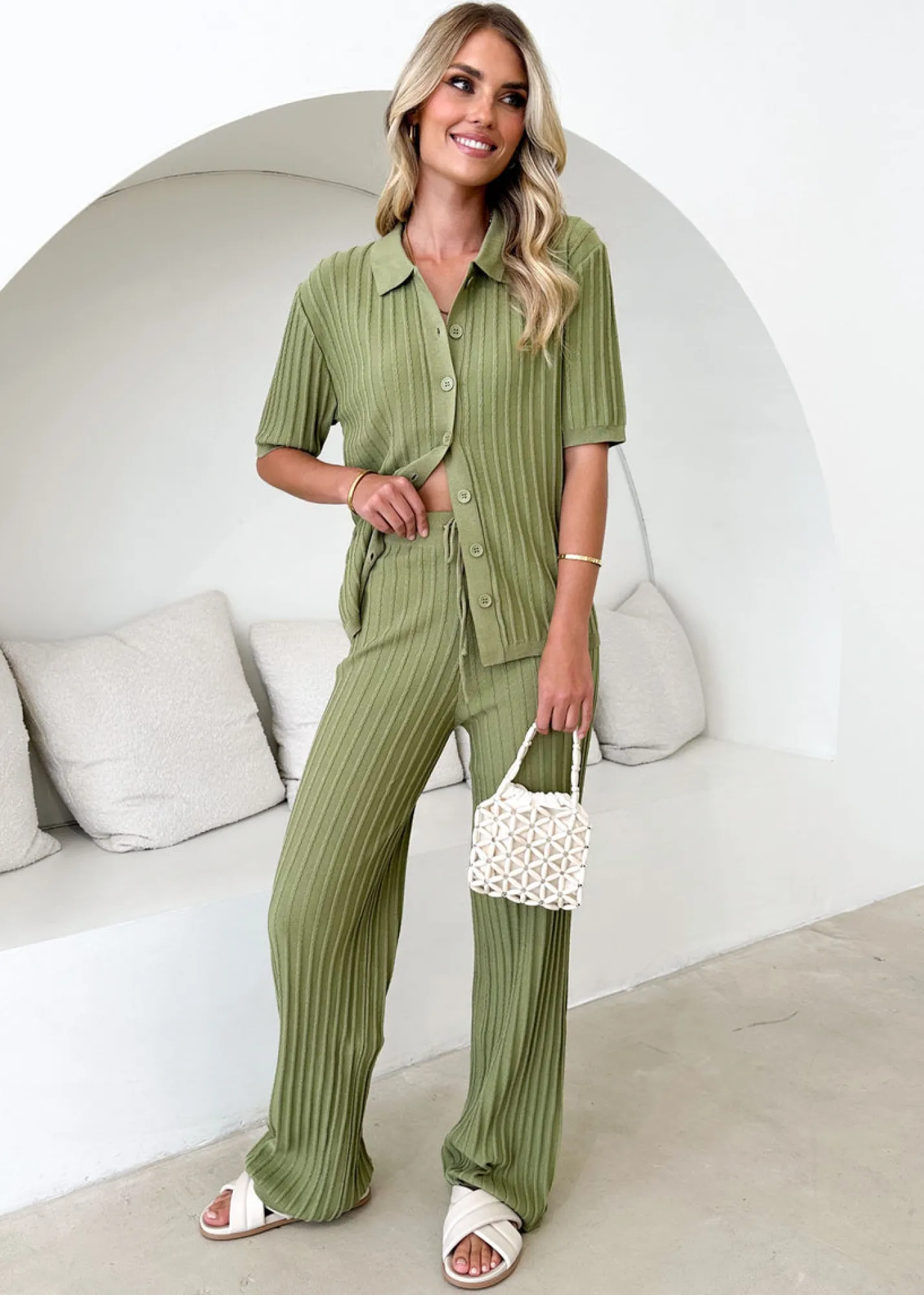 Women Gingham & Heels Knit Tops>Trivina Knit Top