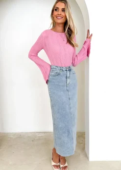 Women Gingham & Heels Knit Tops>Trivina Knit Top