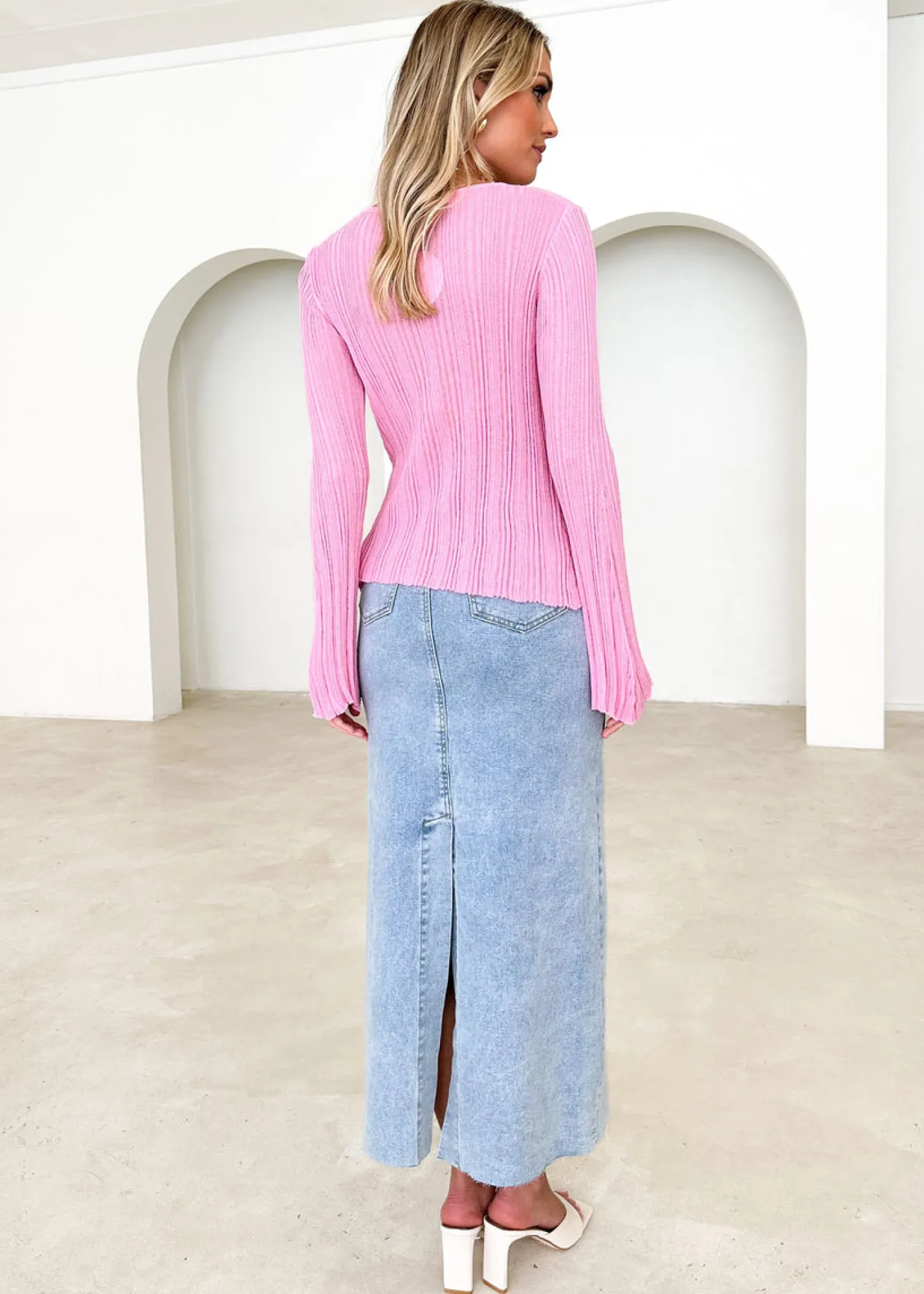 Women Gingham & Heels Knit Tops>Trivina Knit Top