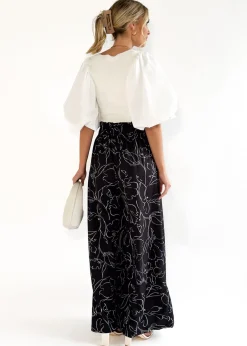 Women Gingham & Heels Pants><noscript><img width=