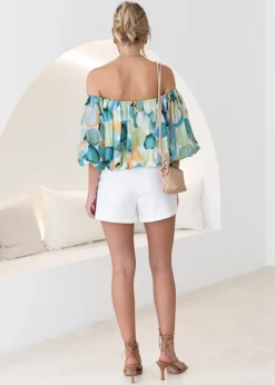 Women Gingham & Heels Off The Shoulder><noscript><img width=