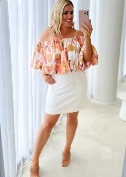 Women Gingham & Heels Off The Shoulder><noscript><img width=