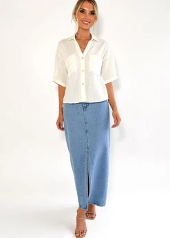Women Gingham & Heels Shirts><noscript><img width=