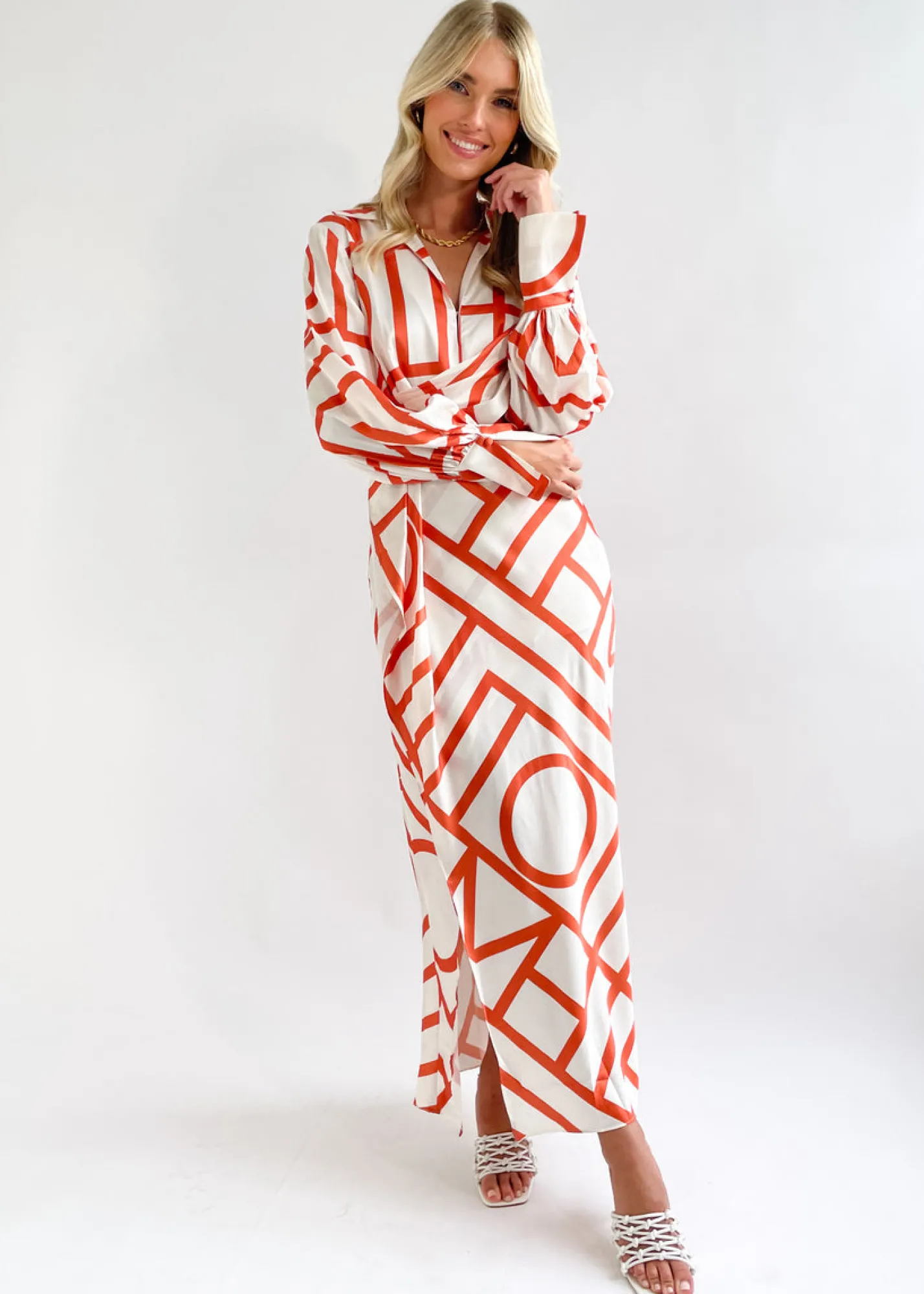 Women Gingham & Heels Maxi>Weldon Maxi Dress