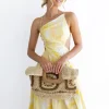 Women Gingham & Heels Bags>Wiatta Straw Bag