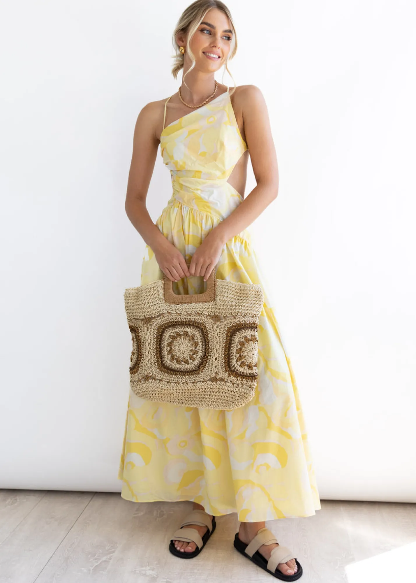 Women Gingham & Heels Bags>Wiatta Straw Bag