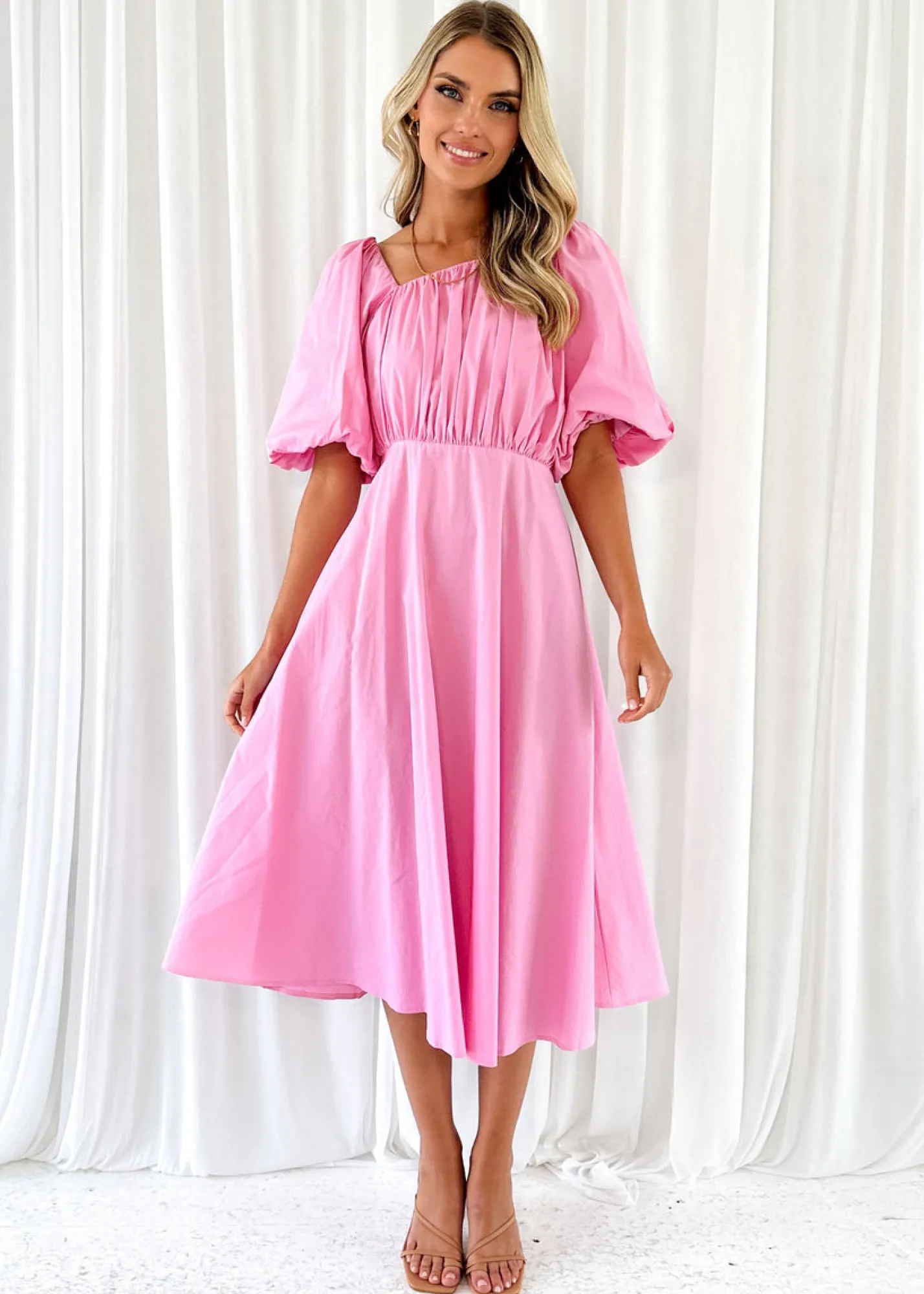 Women Gingham & Heels Midi>Yenta Midi Dress