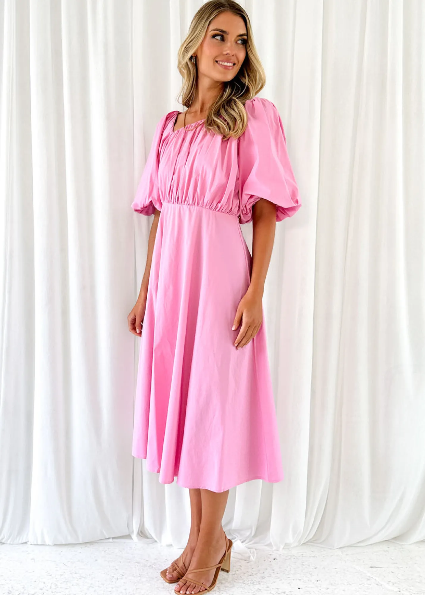 Women Gingham & Heels Midi>Yenta Midi Dress