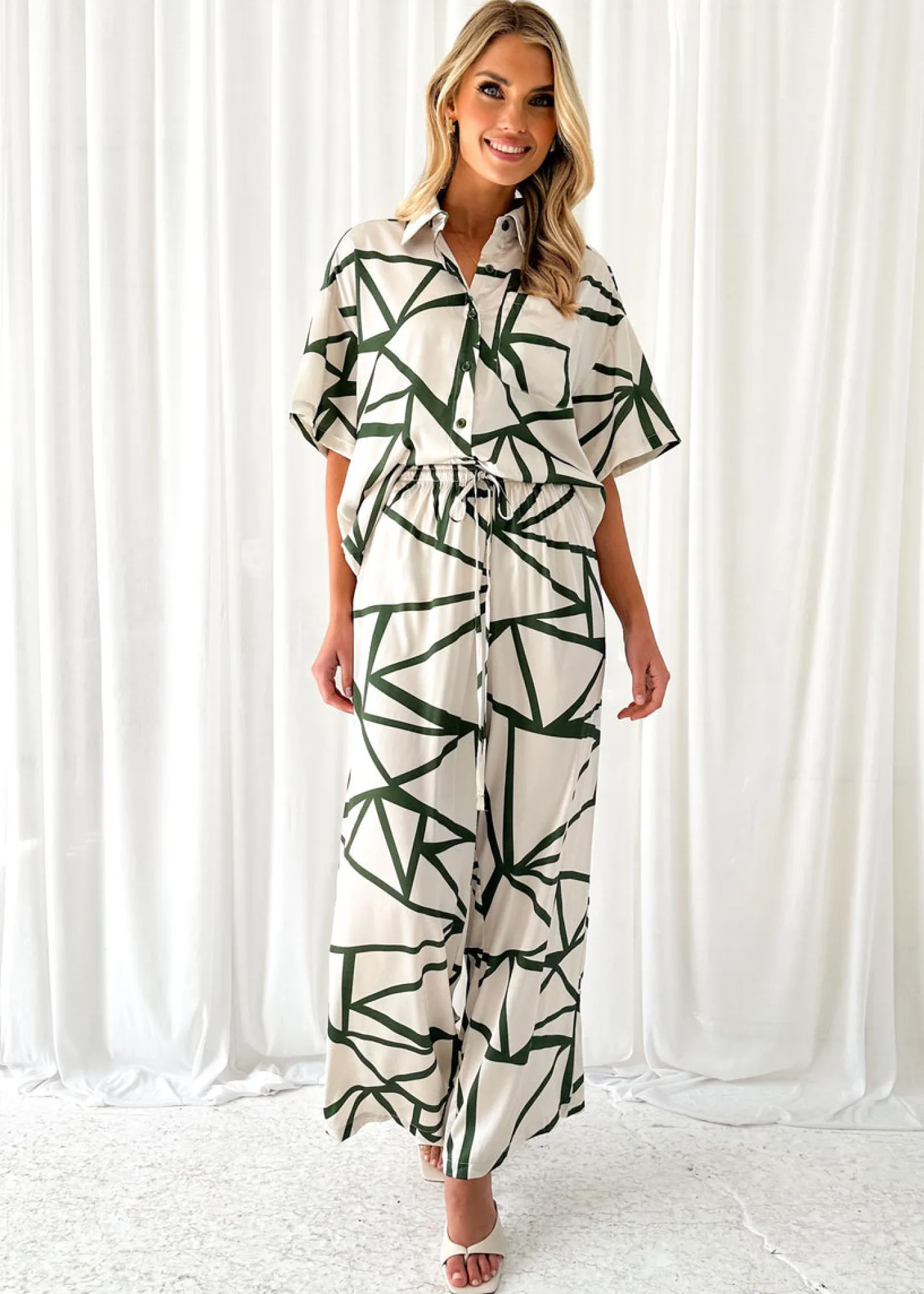 Women Gingham & Heels Sets>Zae Shirt