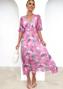 Women Gingham & Heels Midi><noscript><img width=