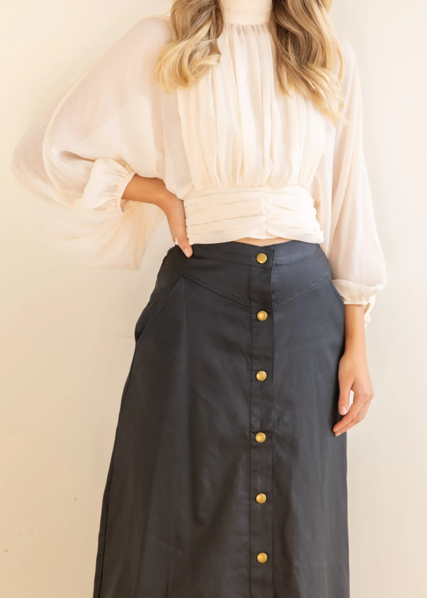 Women Gingham & Heels Skirts>Zeni Midi Skirt