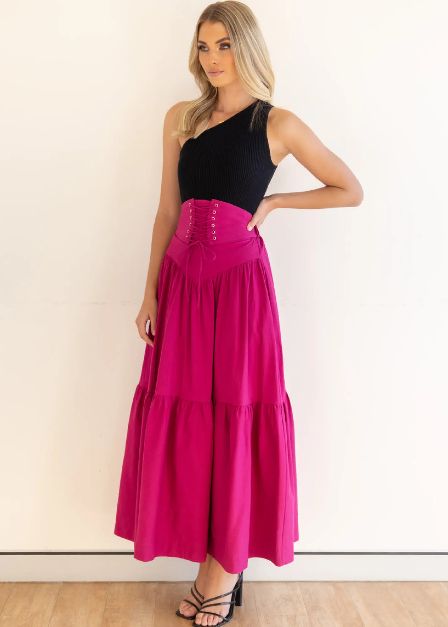 Women Gingham & Heels Skirts>Zepha Maxi Skirt