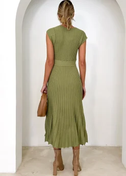 Women Gingham & Heels Knit Dresses><noscript><img width=
