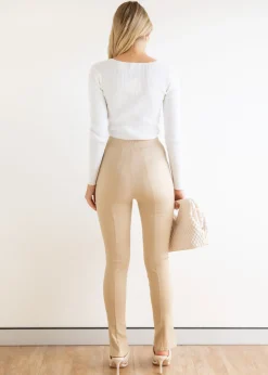 Women Gingham & Heels Pants><noscript><img width=