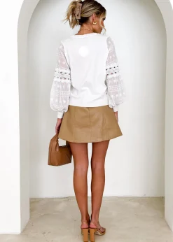 Women Gingham & Heels Knit Tops><noscript><img width=