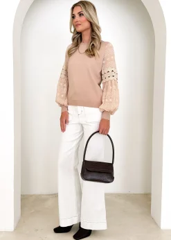 Women Gingham & Heels Knit Tops><noscript><img width=