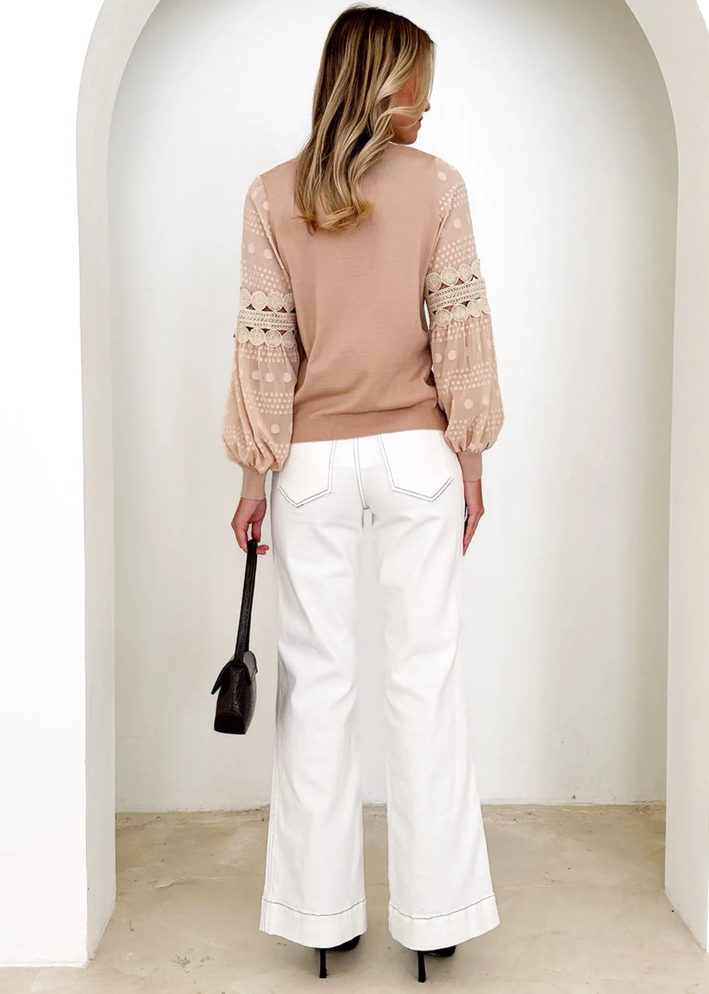 Women Gingham & Heels Knit Tops>Zoea Knit Top
