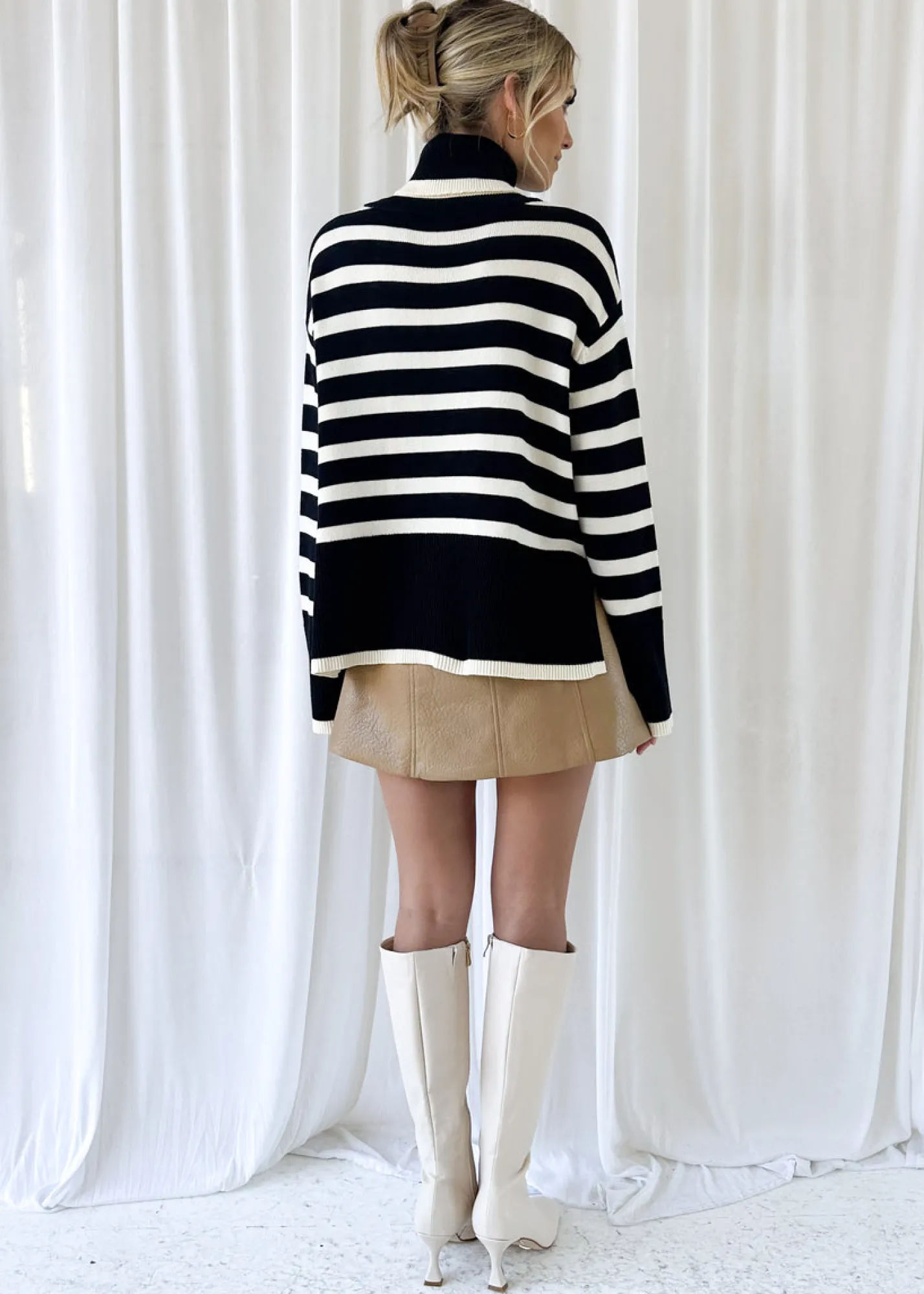 Women Gingham & Heels Sweaters>Zollana Sweater